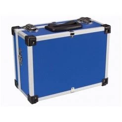 PEREL Valise Aluminium 320 X 230 X 155 Mm - Bleu