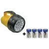 PEREL Lampe Torche Puissante - 16 Leds - 4 X Pile Lr20