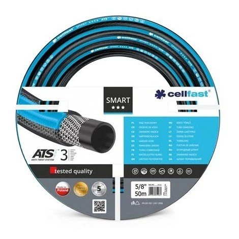 PEREL Cellfast - Tuyau D'Arrosage - Smart - 5/8'' - 50 M 1 PEREL Cellfast - Tuyau D'Arrosage - Smart - 5/8'' - 50 M