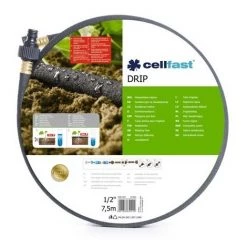 PEREL Cellfast - Tuyau D'Arrosage Poreux - 1/2'' - 7.5 M