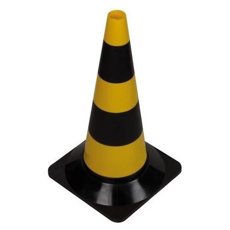 PEREL Cône Jaune/Noir 50 Cm 1 PEREL Cône Jaune/Noir 50 Cm