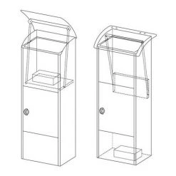 PEREL Boîte De Dépôt Pour Paquets - Helsinki -PEREL Soldes 1070592 5