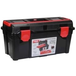 PEREL Tayg - Coffre À Outils - 580 X 285 X 290 Mm - Avec Plateau Et Bac