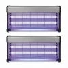 Pack PEREL 2x Destructeurs D'insectes Electrique 40W Anti-Moustique 230V 150m2 - Gris