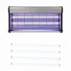 Pack PEREL Destructeurs D'insectes Electrique 40W Anti-Moustique + 4 Tubes - Gris