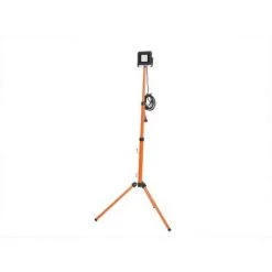 PEREL Projecteur De Chantier Portable Led Sur Trépied - 20 W - 4000 K - Câble De 5 M + Fiche Eu