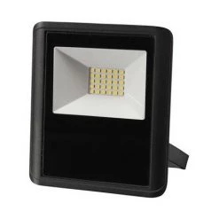 PEREL Projecteur Led D'Extérieur - 20 W, Blanc Neutre - Noir