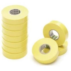 PEREL Nitto - Ruban Adhesif Isolant - Jaune - 19 Mm X 20 M