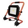 PEREL Projecteur De Chantier Portable À Led - Pliant - 50 W - 4000 K - Câble De 1.5 M + Fiche Eu