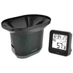 PEREL La Crosse - Pluviomètre Sans Fil Avec Affichage De Température Intérieure