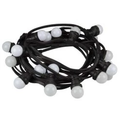 PEREL Guirlande De Fête À Led Avec 20 Lampes Led Blanc Chaud