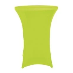 PEREL Housse - Pour Table Mange Debout - Lime