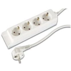 PEREL Bloc Multiprise, 4 Prises