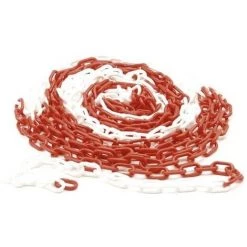 PEREL CHAINE ROUGE/BLANC - 10 M 1186-10 RI8953
