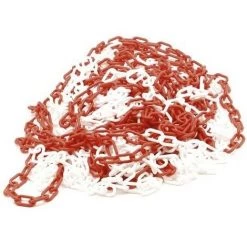 PEREL CHAINE ROUGE/BLANC - 25 M 1186-25 RI8954