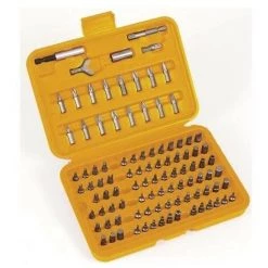 PEREL JEU D'EMBOUTS 100 Pcs 3040-100 RI7554