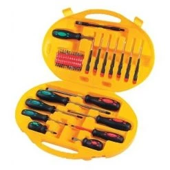 PEREL JEU DE TOURNEVIS ET EMBOUTS - ACIER CHROME VANADIUM (42 Pcs) 4019-42 RI7471