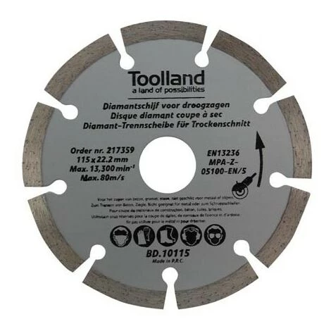 PEREL DISQUE DE DIAMANT - 125 Mm - SEGMENTE BD10125 RI7704 1 PEREL DISQUE DE DIAMANT - 125 Mm - SEGMENTE BD10125 RI7704