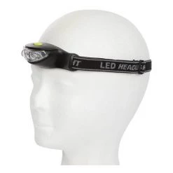 LAMPE FRONTALE AVEC 3 LEDS BLANCHES ULTRALUMINEUSES PEREL EHL7N