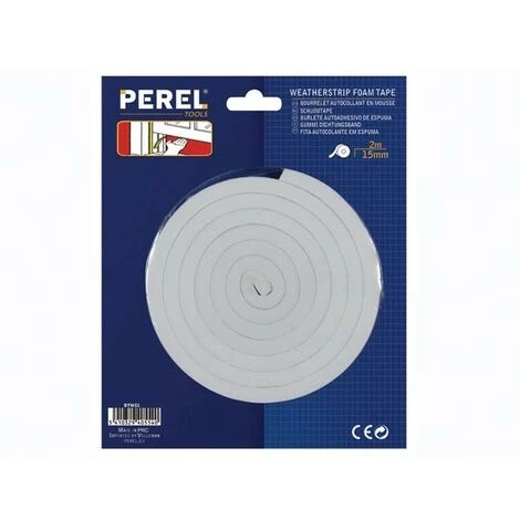 PEREL BOURRELET AUTOCOLLANT EN MOUSSE - 15 Mm X 2 M - BLANC DTWS1 RI9059 2 PEREL BOURRELET AUTOCOLLANT EN MOUSSE - 15 Mm X 2 M - BLANC DTWS1 RI9059 – Image 2