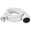 PEREL RALLONGE - 3 M - BLANC - 3G1.5 EC03 RI9501