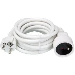 PEREL RALLONGE - 3 M - BLANC - 3G1.5 EC03 RI9501