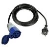 PEREL CABLE ADAPTATEUR AVEC FICHE SCHUKO VERS PRISE CEE - 3 M ECEEC-3 RI9668