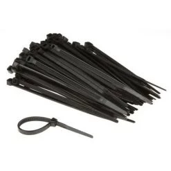 PEREL COLLIERS DE SERRAGE EN NYLON - 4.6 X 120 Mm - NOIR (100 Pcs) ECTB120 RI9620