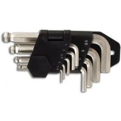 PEREL JEU DE CLES ALLEN - EMBOUT SPHERIQUE - 9 Pcs HHEXPRO RI7476