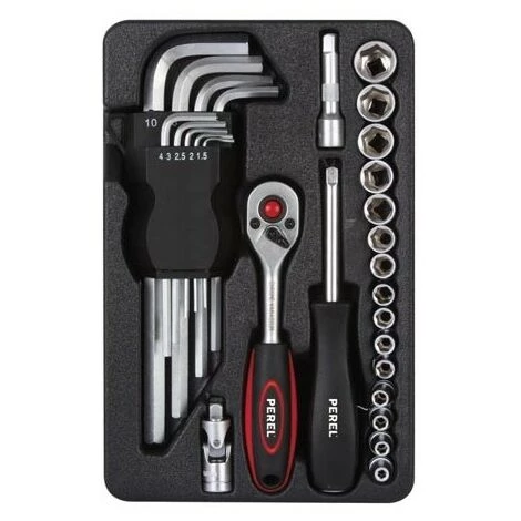 PEREL JEU D'OUTILS - 28 Pcs HSET13 RI7486 1 PEREL JEU D'OUTILS - 28 Pcs HSET13 RI7486