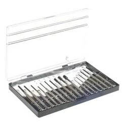 PEREL JEU DE 16 TOURNEVIS METALLIQUES DE PRECISION HSET16 RI7489