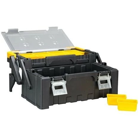 PEREL BOITE A OUTILS EN PLASTIQUE AVEC BACS AMOVIBLES OTBC2 RI7041 2 PEREL BOITE A OUTILS EN PLASTIQUE AVEC BACS AMOVIBLES OTBC2 RI7041 – Image 2