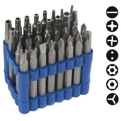 PEREL JEU D' EMBOUTS DE SECURITE (7.5 Cm) - 32 Pcs PBS03 RI7557 1 PEREL JEU D' EMBOUTS DE SECURITE (7.5 Cm) - 32 Pcs PBS03 RI7557