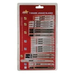 PEREL ENSEMBLE DE LAMES POUR SCIES SAUTEUSE - 19 Pcs PJS1 RI7748