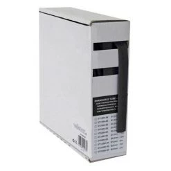 VELLEMAN GAINE THERMORETRACTABLE 2:1 - 7.0mm - NOIR - 12m ST70BK-BX RI2144