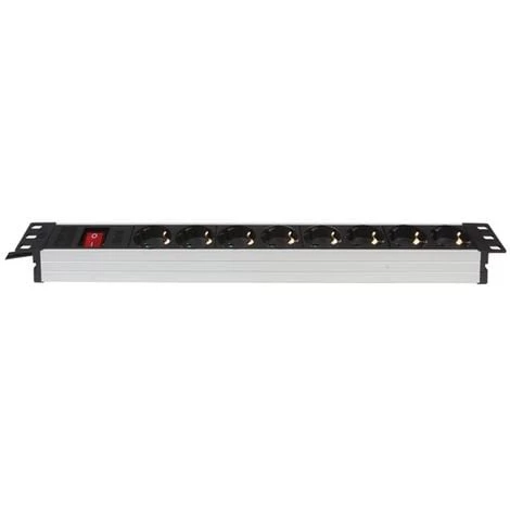 BLOC MULTIPRISE, 8 PRISES VELLEMAN EBP08PDU-G 1 BLOC MULTIPRISE, 8 PRISES VELLEMAN EBP08PDU-G