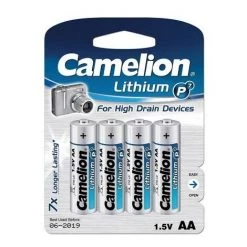 PEREL Lithium Aa/Lr6 1.5V-2900Mah (4Pcs/Bl)