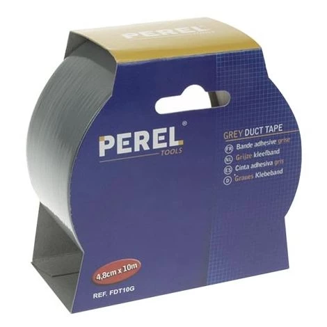 BANDE ADHESIVE 'DUCT' GRISE 4.8 CM X 10 M PEREL FDT10G 1 BANDE ADHESIVE 'DUCT' GRISE 4.8 CM X 10 M PEREL FDT10G
