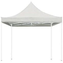 PEREL Tonnelle Pliante Professionnelle - Blanc - 3 X 3 M