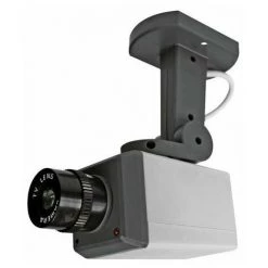 PEREL Camera Factice Rotative Avec Led