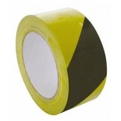 PEREL Ruban De Marquage - 50 Mm X 33 M - Jaune / Noir