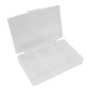 PEREL Boîte De Rangement En Plastique (62 X 86 X 19 Mm / 2.44'' X 3.35'' X 0.75'') - 6 Compartiments