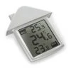 PEREL Thermomètre De Fenêtre Transparent Avec Indications Min/Max