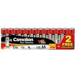 PEREL Alcaline Aa / Lr6 1.5 V Pack Promo (10+2 Pcs) - 2800 Mah