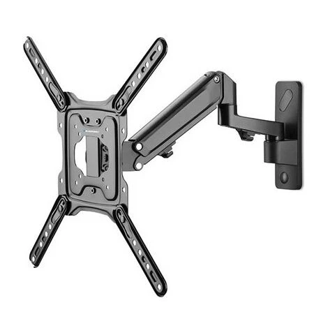 PEREL Support Mural Pour Tv - 23''-55'' (58-140 Cm) - Max. 23 Kg - Mouvement Complet 1 PEREL Support Mural Pour Tv - 23''-55'' (58-140 Cm) - Max. 23 Kg - Mouvement Complet