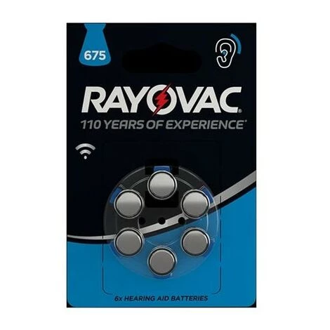 PEREL Pile Bouton Zinc Air Rayovac 1.45 V - 630 Mah (6 Pcs/Bl) 1 PEREL Pile Bouton Zinc Air Rayovac 1.45 V - 630 Mah (6 Pcs/Bl)