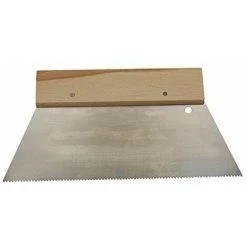 PEREL Outil He927250Truelle Crantée, Rectangulaire-Fine, Largeur 250mm