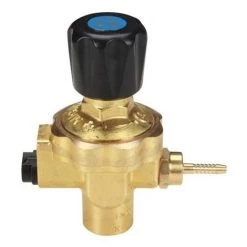 PEREL Oxyturbo - Robinet Pour Oxygène - Bleu