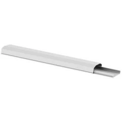 PEREL Goulotte Passe-Câbles Droite - Pvc - 60 X 250 Mm - Blanc