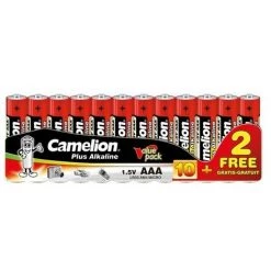 PEREL Alcaline Aaa / Lr3 1.5 V Pack Promo (12+2 Pcs) - 1200 Mah